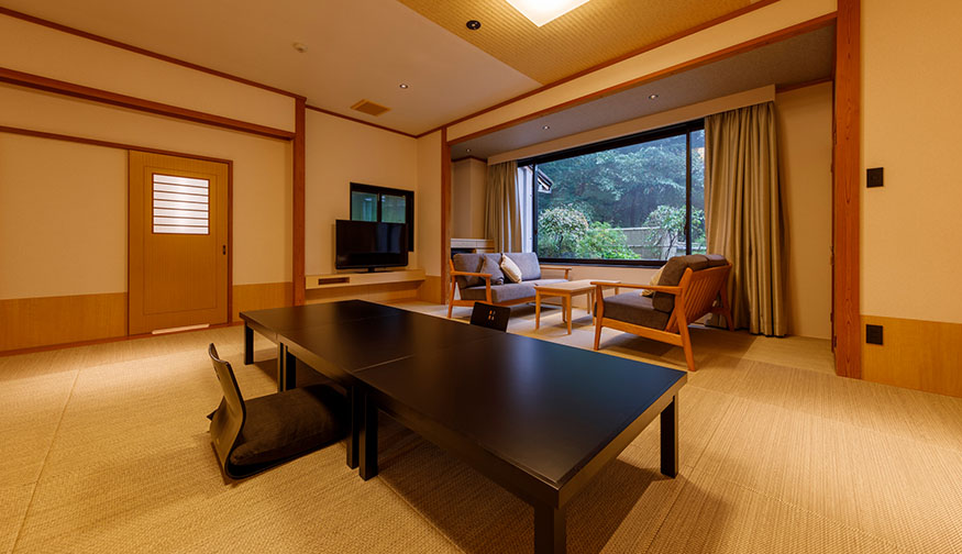 庭園露天風呂付和室の詳細写真