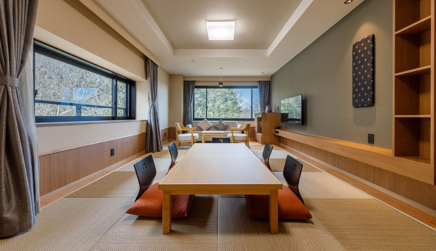 ゆったり信楽焼露天風呂和室の詳細写真